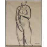 Georges Kars (1880-1945), 'Weiblicher, stehender Akt' / 'A standing, female nude', 1930er/1940er