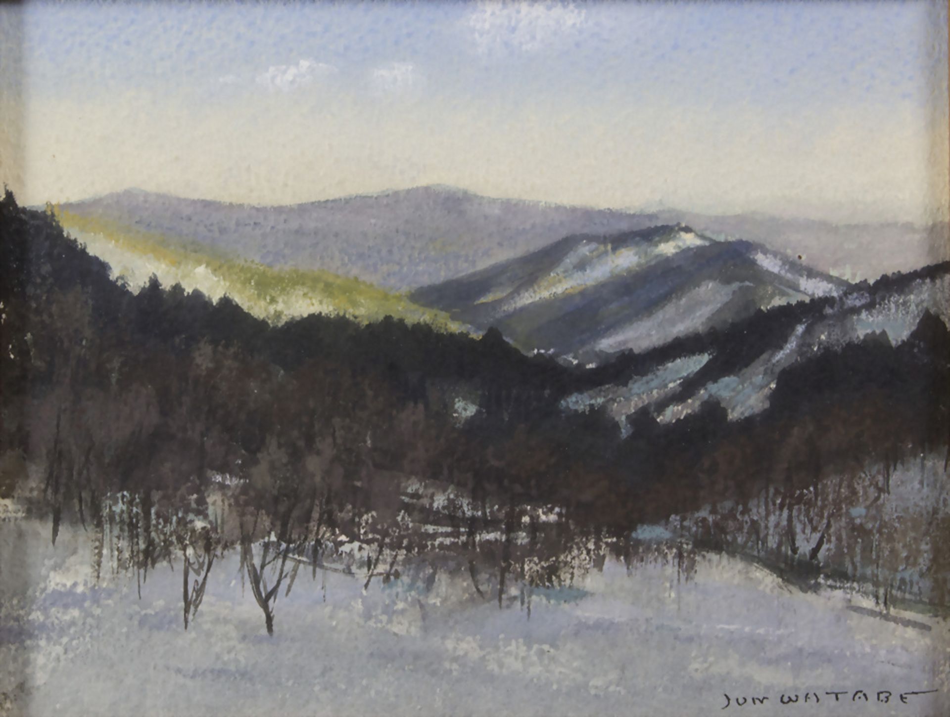 Jun Watabe, 'Echigo-Komagatake bei Tokyo' / 'Mount Echigo-Komagatake near Tokyo', Japan, 20. Jh.