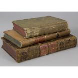 Drei Bücher deutscher Literaten des 18. Jh. / Three books of German writers of the 18th century