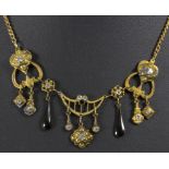 Jugendstil Collier / An Art Nouveau silver necklace