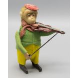 Geigespielender Affe / A violin playing ape, Schuco