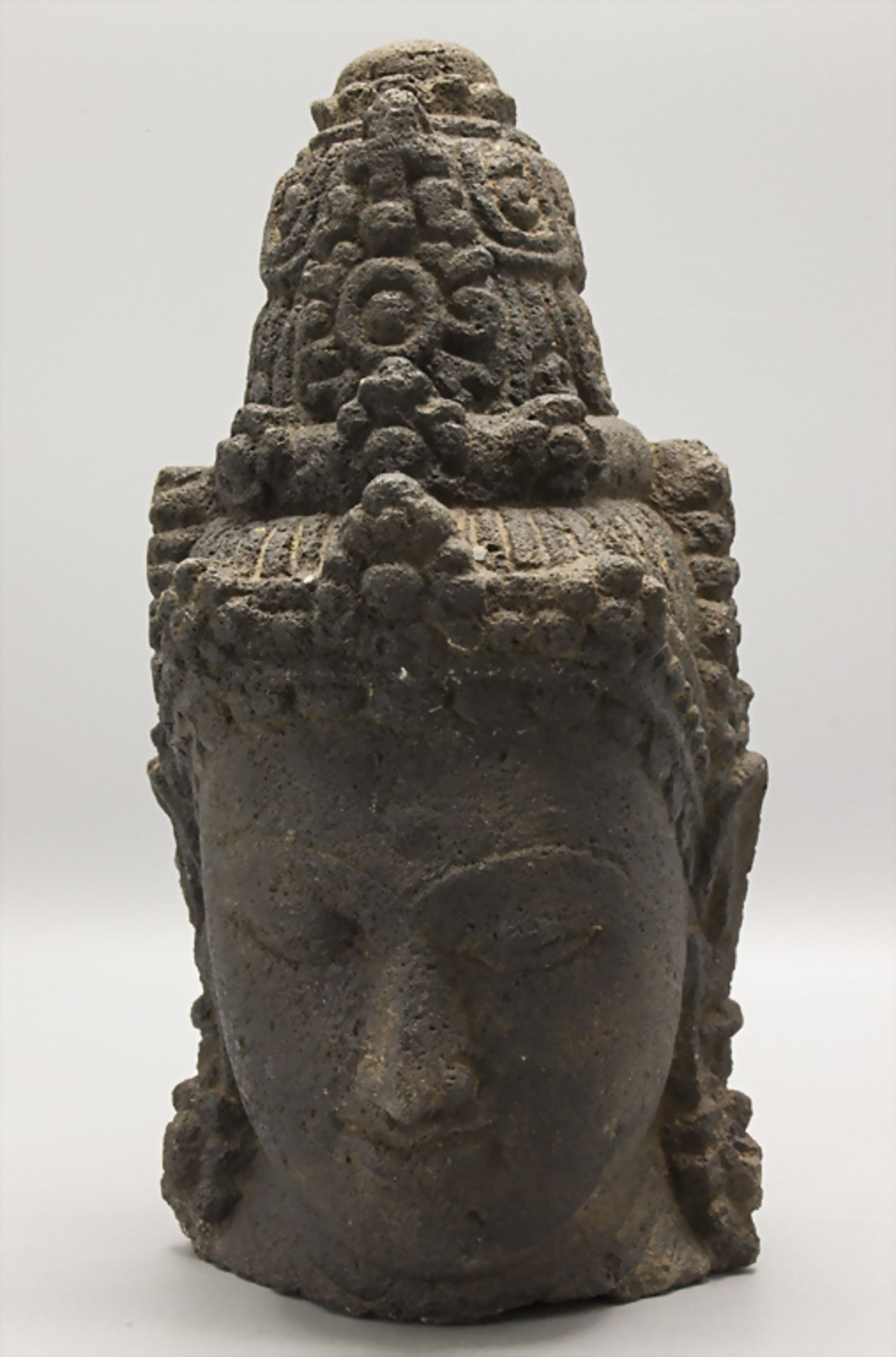Buddha Kopf / Head of a Buddha, Tibet, 15./16. Jh.