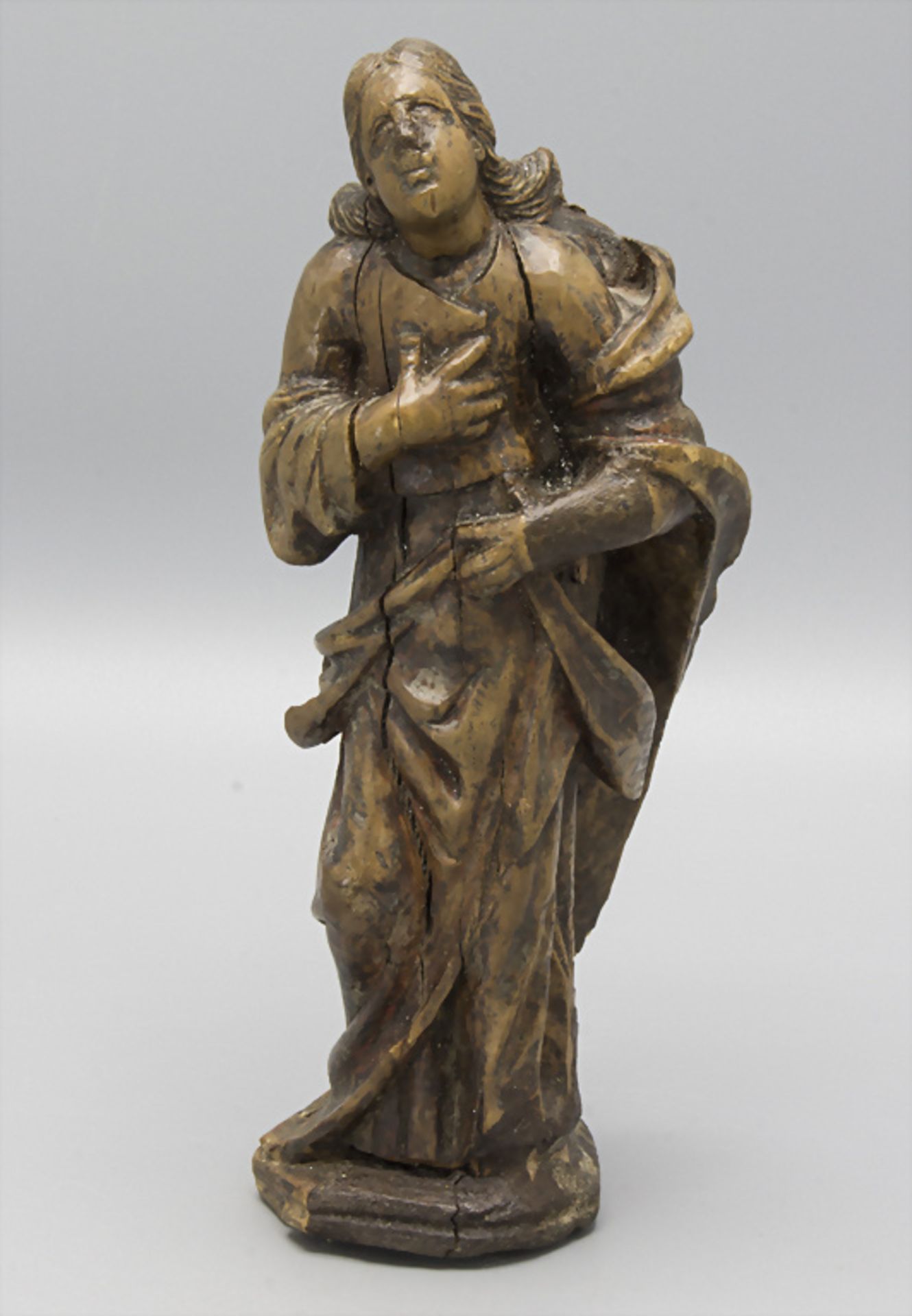 Barocke Heiligenfigur / A Baroque saint, 18. Jh.