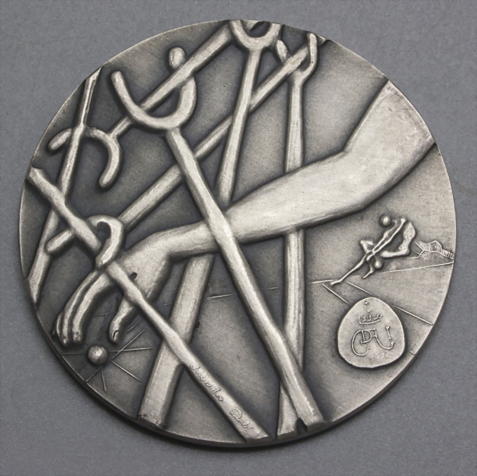 Salvador Dalí (1904-1989), Münze VII aus der Serie 'Die 10 Gebote' / Coin VII of the series ...