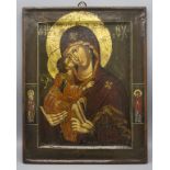Ikone 'Gottesmutter vom Don (Donskuya)' / An icon 'Mother of God of the river Don', Russland, ...