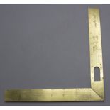 Aufklappbares Winkelmaß / A folded brass angular measure, Paris, wohl 19. Jh.