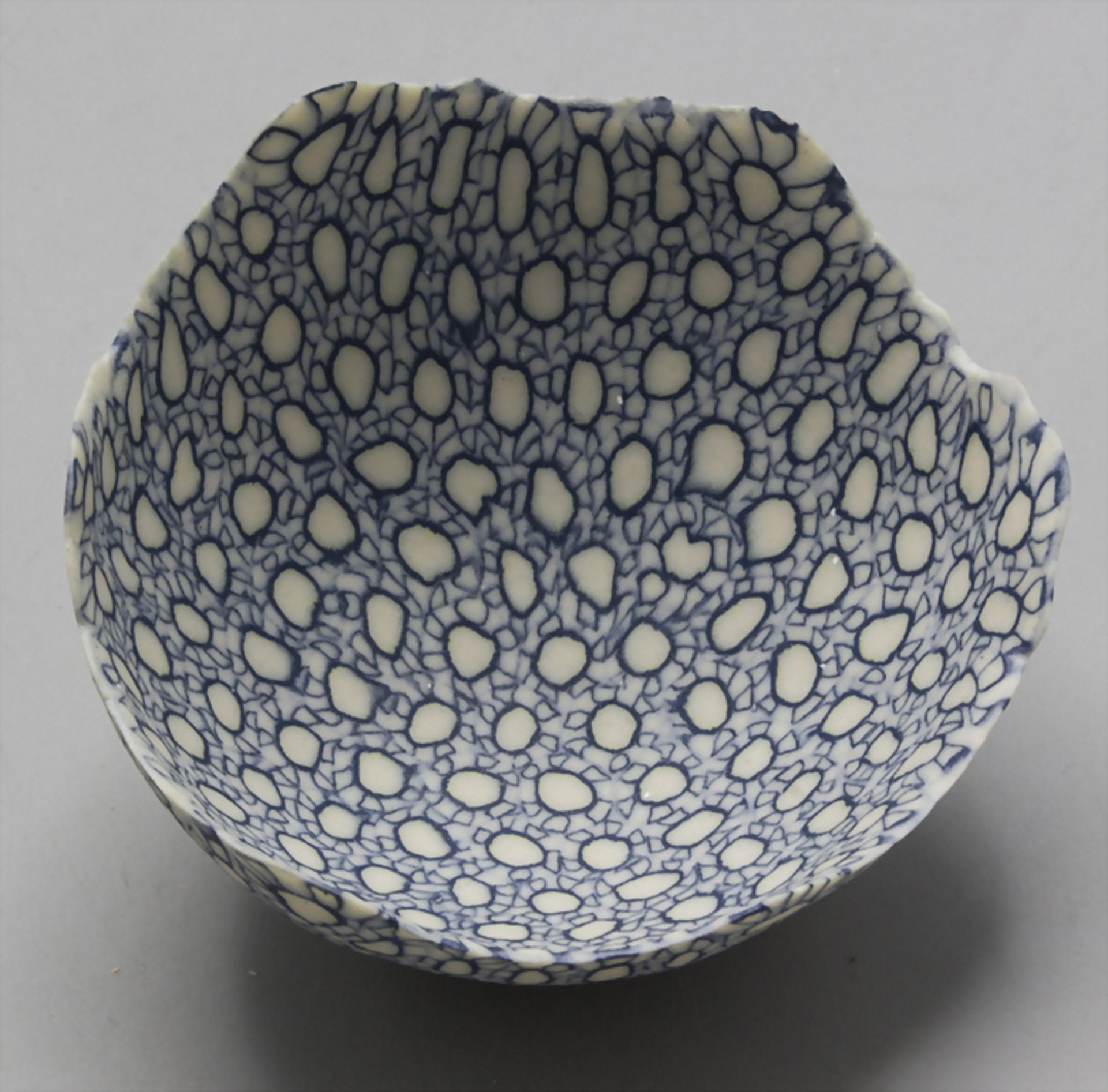 Kleine Millefiori Design-Zierschale / A millefiori decorative bowl, Dorothy Feibelman, USA, 1951