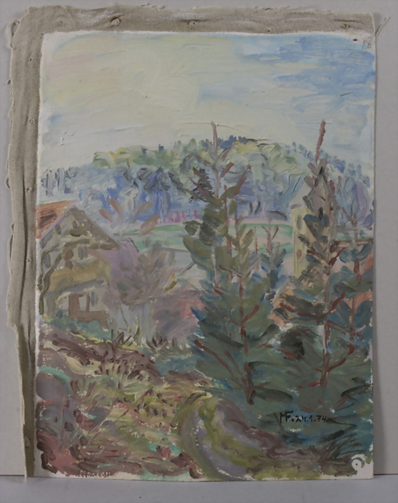 Max Fritsch, 'Impressionistische Landschaft' / 'An impressionistic landscape', 1974
