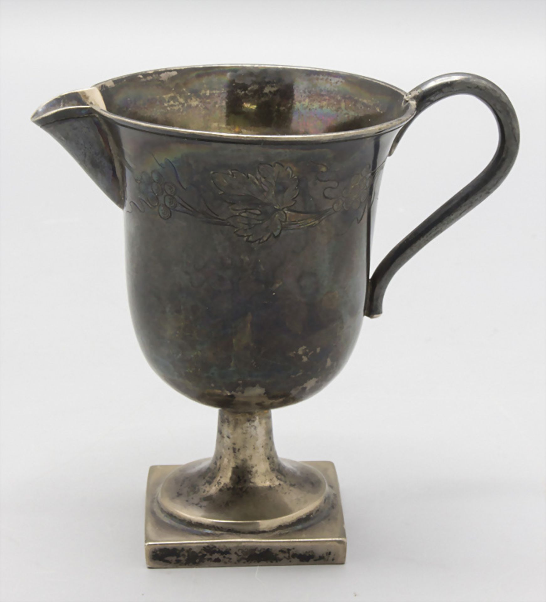 Empire Weinkrug / An Empire silver wine jug, Thüringen, um 1810