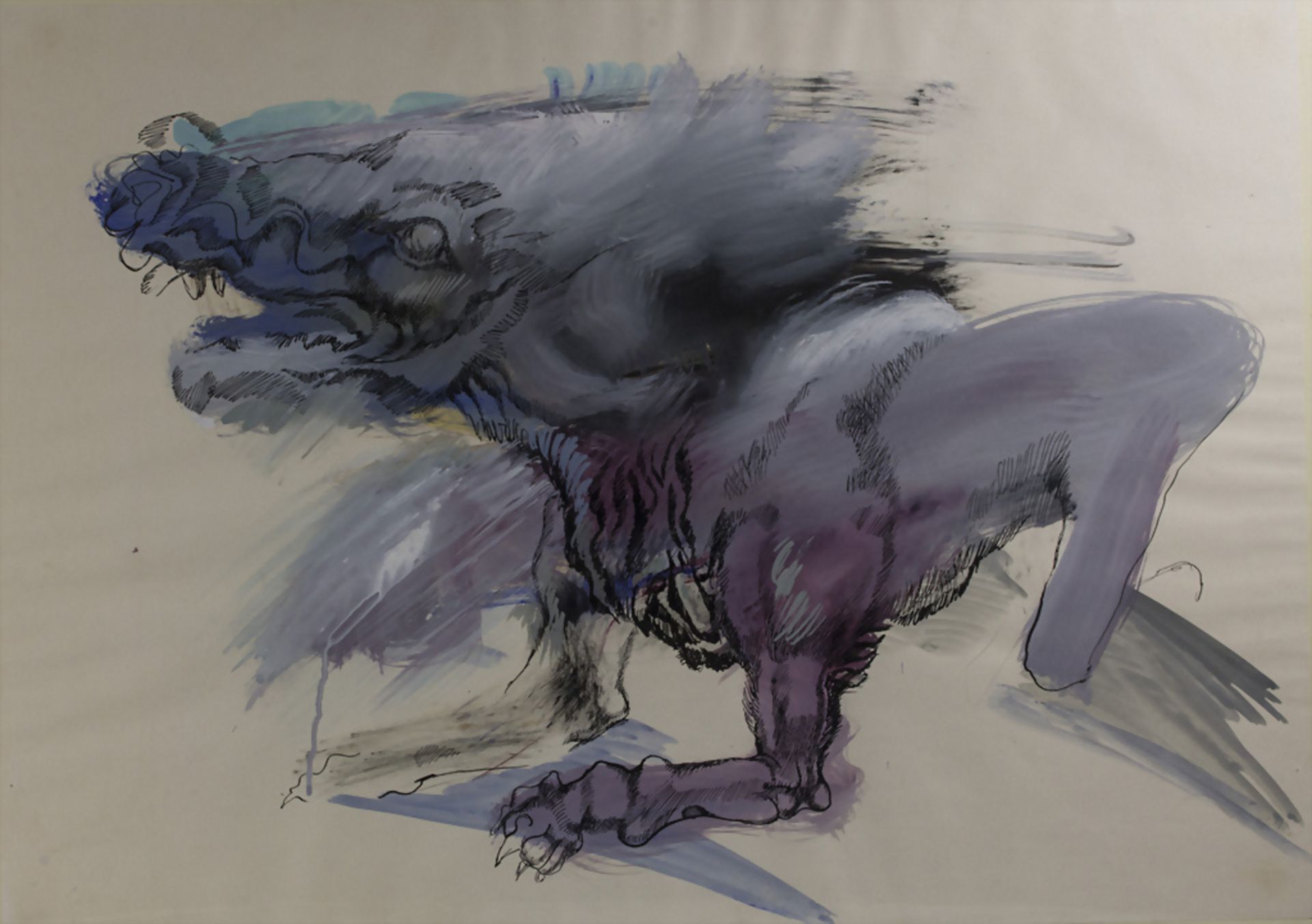 Alexander Burganov (*1935), 'Hund IV' / 'Dog IV', 2. Hälfte 20. Jh.