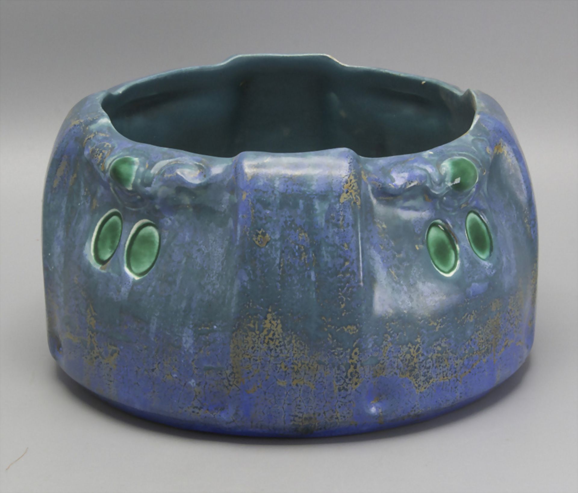 Jugendstil Keramikschale / An Art Nouveau ceramic bowl, Julius Dressler, Östereich, um 1900