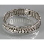 Damenarmband mit Diamanten / A ladies 18ct white gold bracelet with diamonds