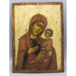 Ikone 'Gottesmutter Glykophilusa' / An icon 'Mother of God Glykophilusa', Griechenland oder ...