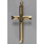 Kreuz Anhänger / A 14ct gold cross pendant