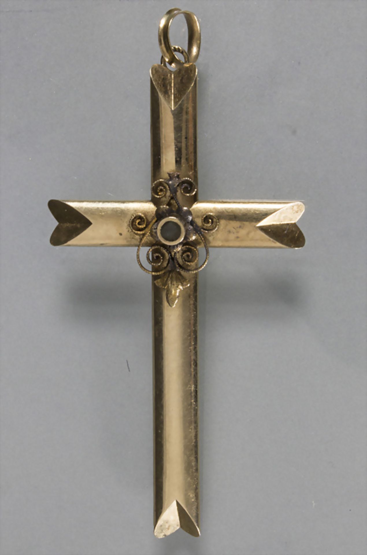 Kreuz Anhänger / A 14ct gold cross pendant