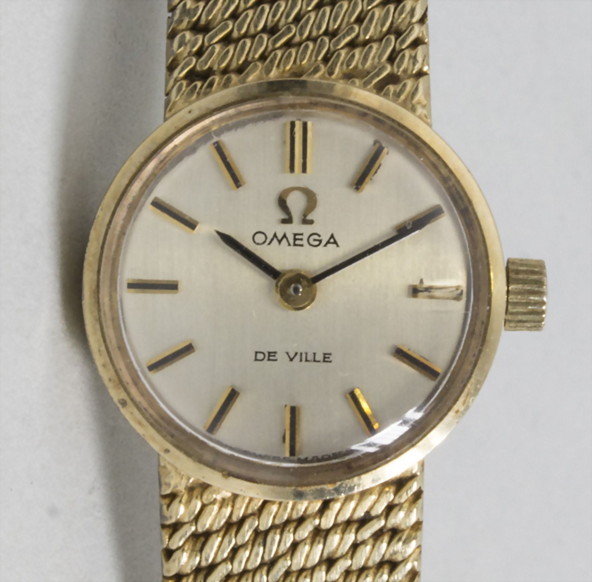 Damen Armbanduhr / A ladies 14ct gold wrist watch, Omega, De Ville, Schweiz, um 1960