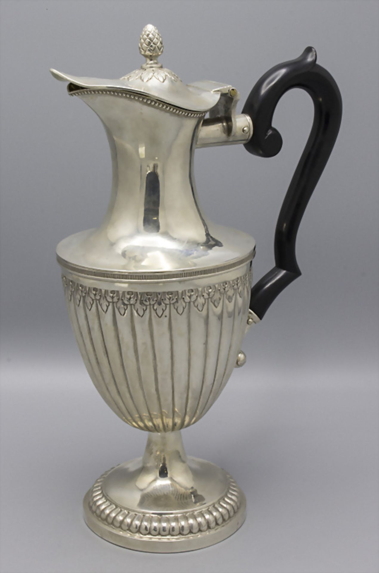 Klassizismus Kaffeekanne / A Classicism silver coffee pot, Joh. Jakob Grabe, Augsburg, 1795-1797