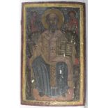 Russisch-orthodoxe Deësis-Ikone  / A Russian Orthodox Deësis icon