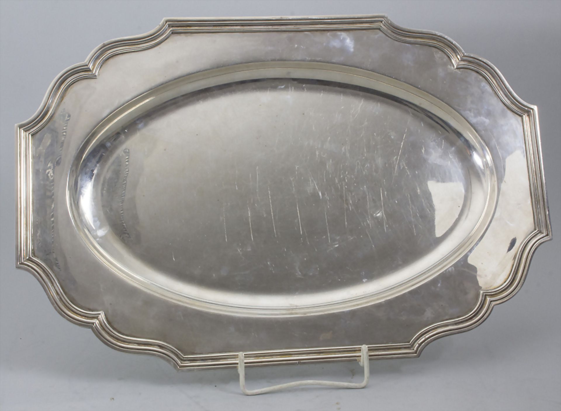 Tablett / A silver serving tray, Orfevre Christofle, Paris, nach 1935