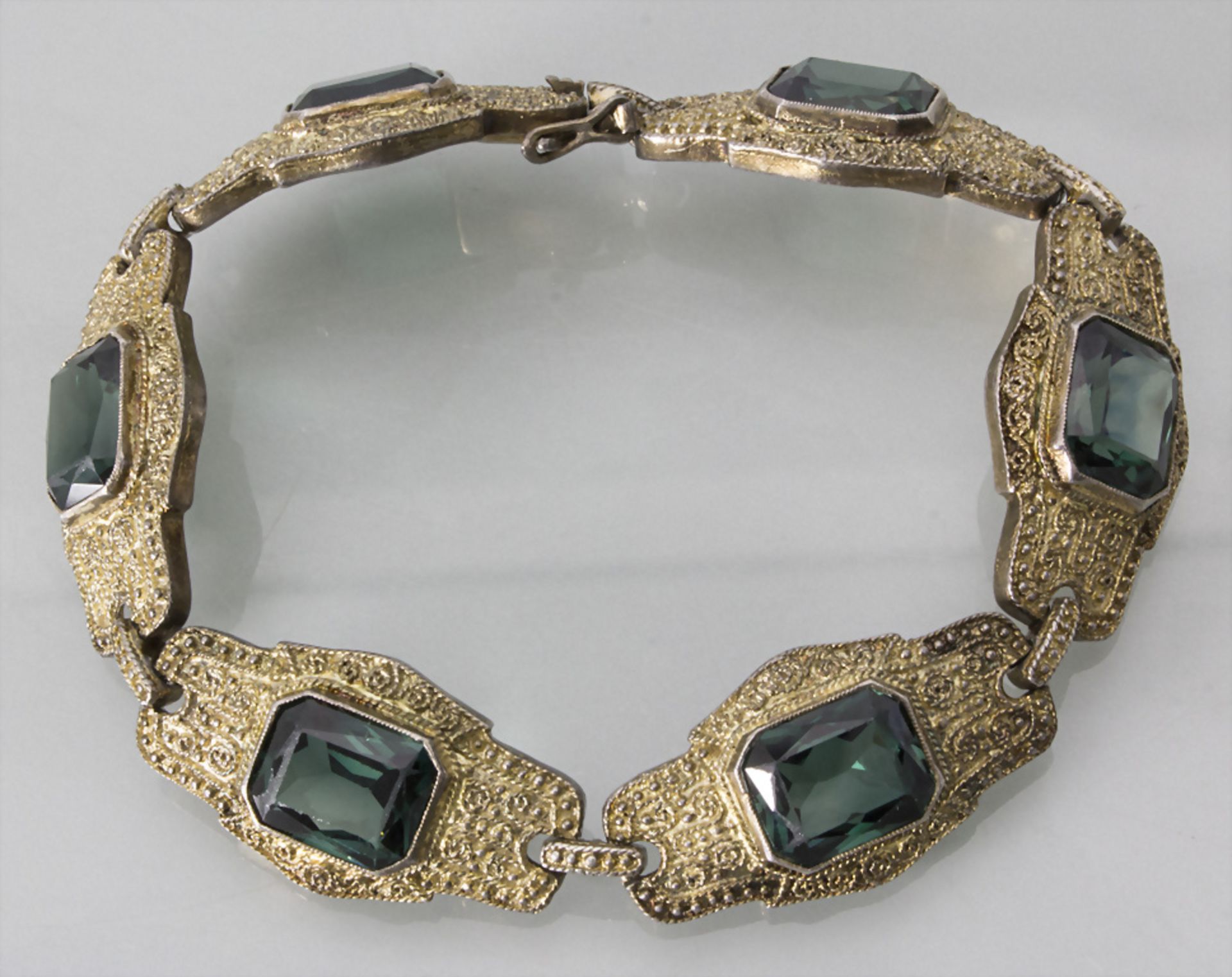 Art Déco Armband / An Art Deco silver bracelet, wohl Pforzheim, um 1925