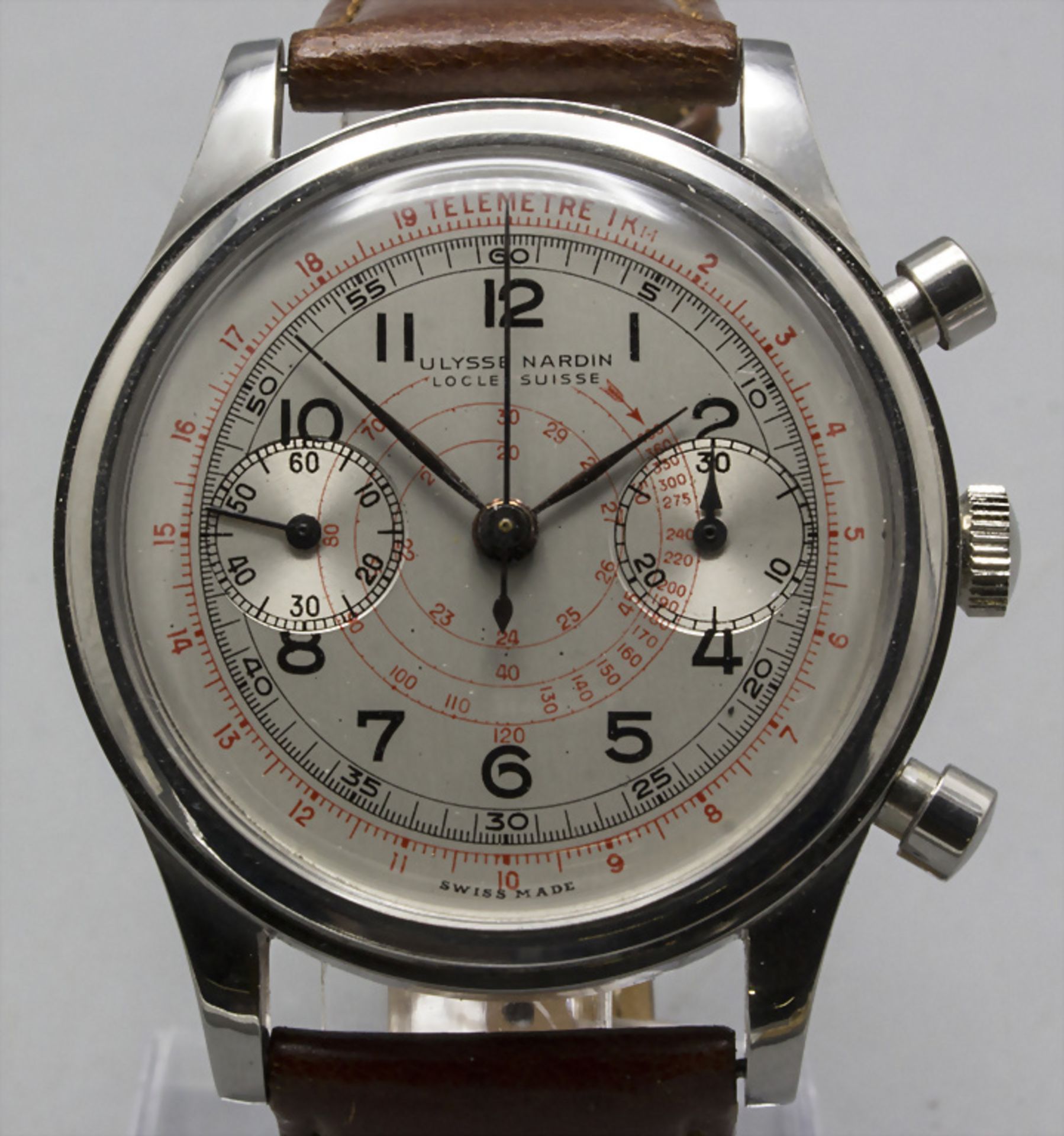 Chronograph, Ulysee Nardin Le Locle, um 1940