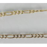 Damen Goldkette mit Armband / An 8 ct gold necklace with bracelet