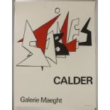 Alexander Calder (1898-1976), Ausstellungsplakat 'Stabiles', Galerie Maeght / An exhibtion ...