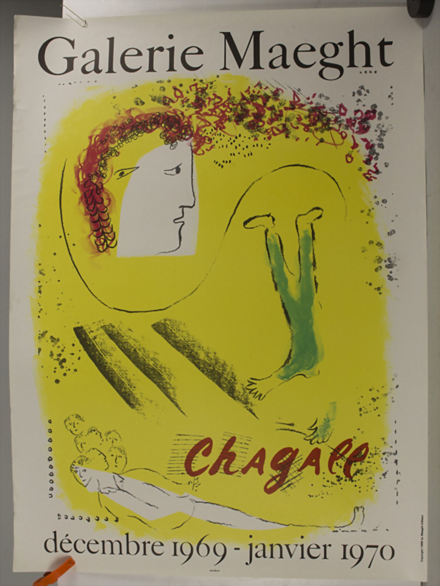 Marc Chagall (1887-1985), Ausstellungsplakat 1969 / An exhibition poster 1969