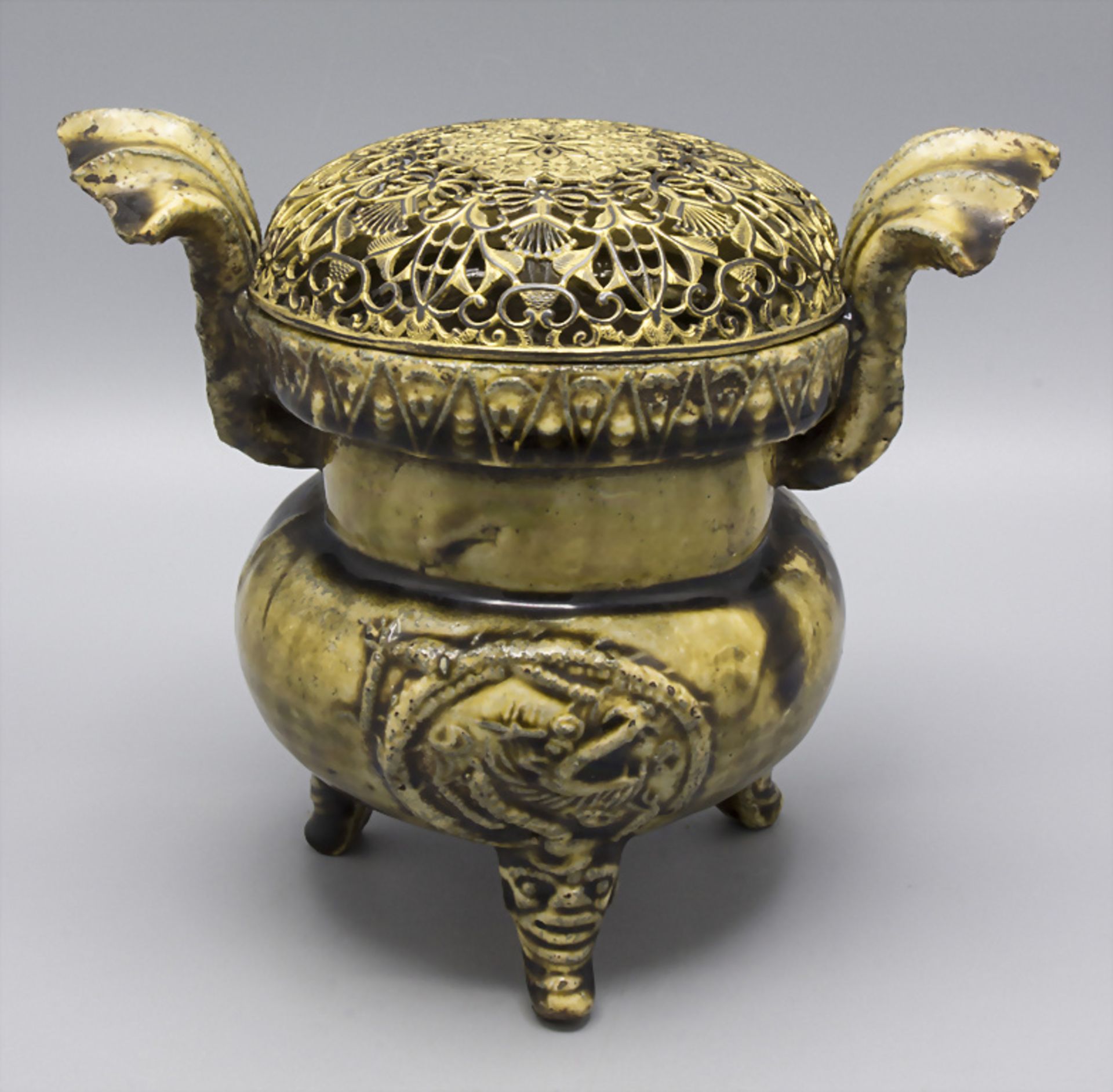 Räucherkoro / An incense coro, wohl China, Ming-Dynastie (1368-1644)