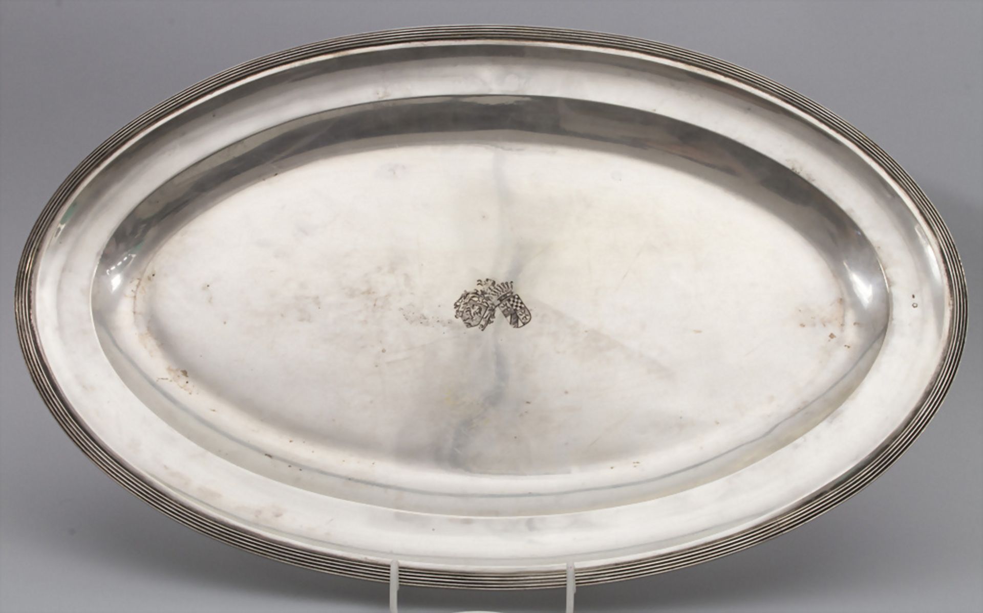 Tablett / A silver tray, Wien, um 1900