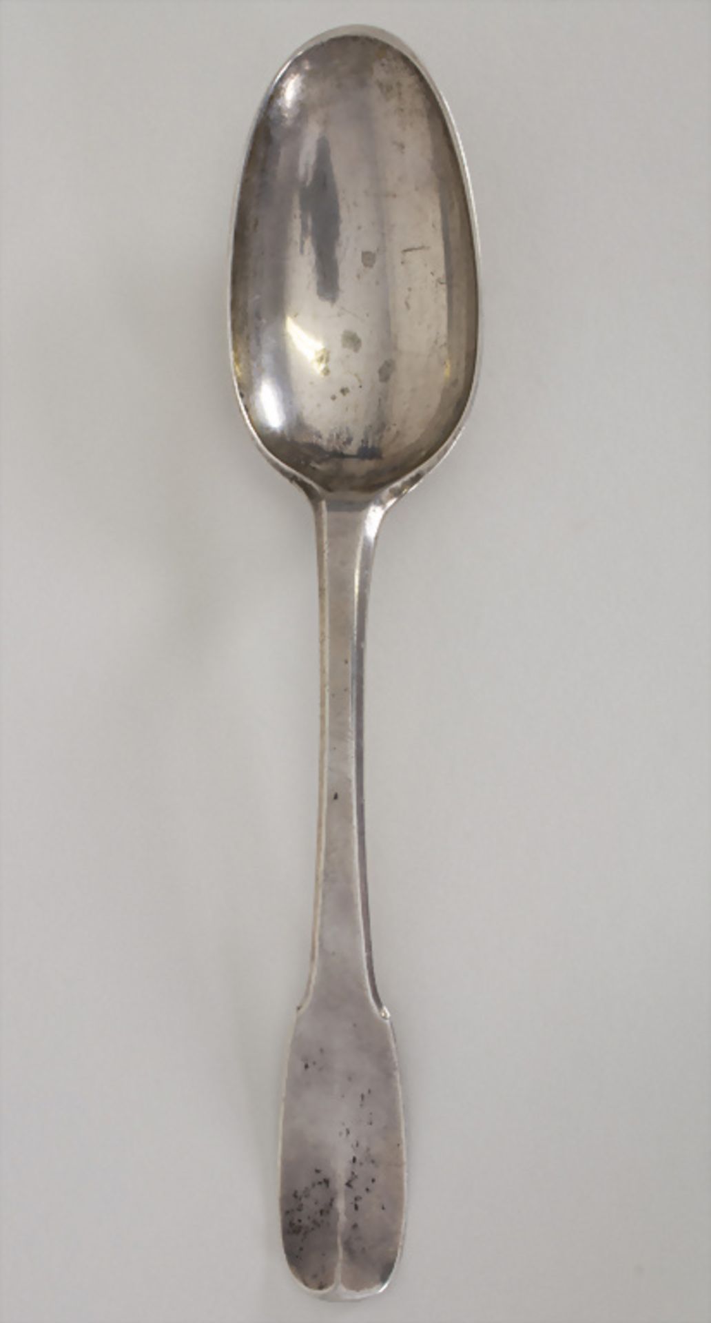 Barock Löffel / A Baroque silver spoon, Johann Jakob II Burckhardt (1694-1751), Basel, um 1730