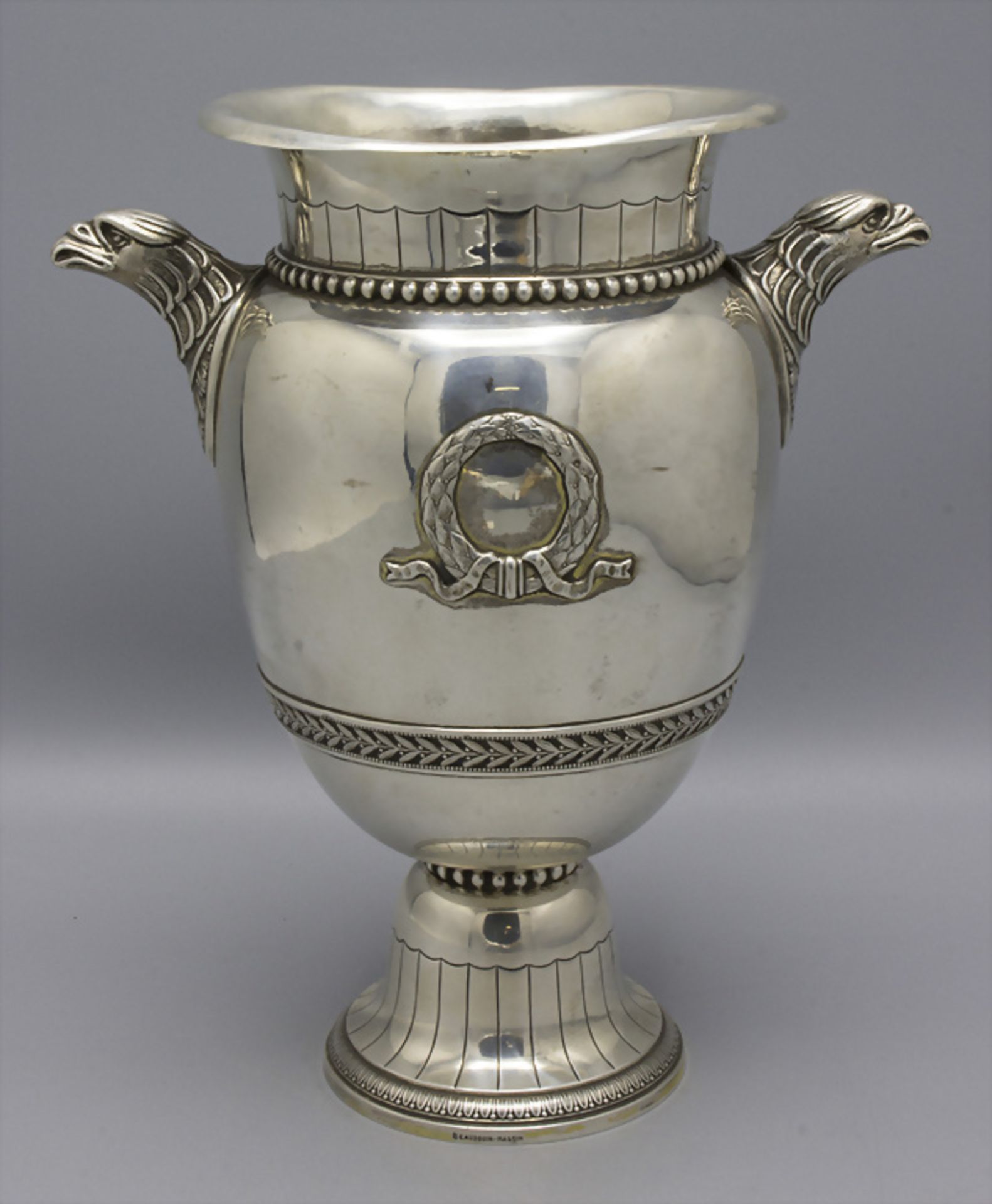 Prunkvase / A splendid silver vase, Beaudouin-Massin, Paris, 19. Jh.