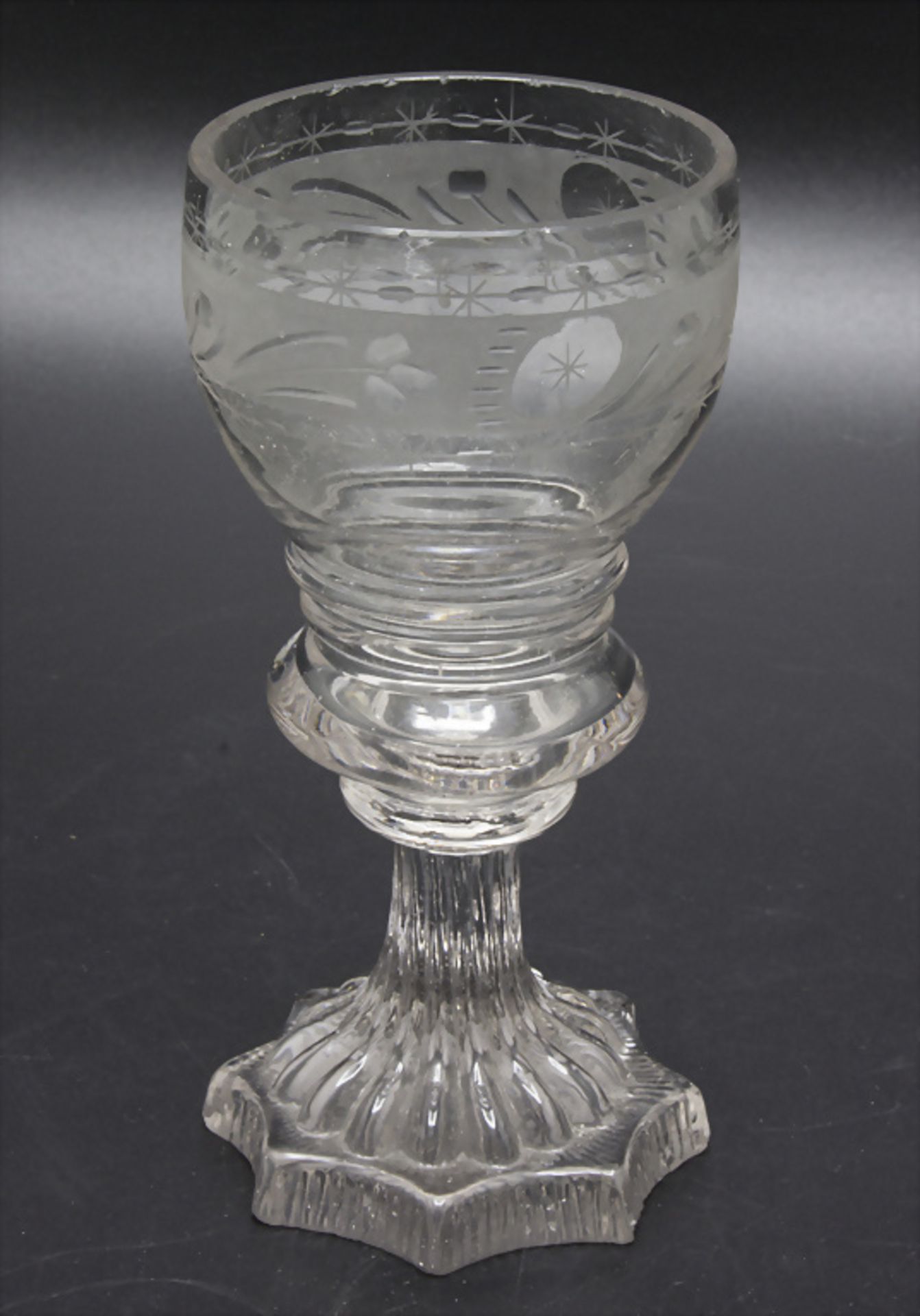 Barock Weinglas / A Baroque wine glass, um 1700