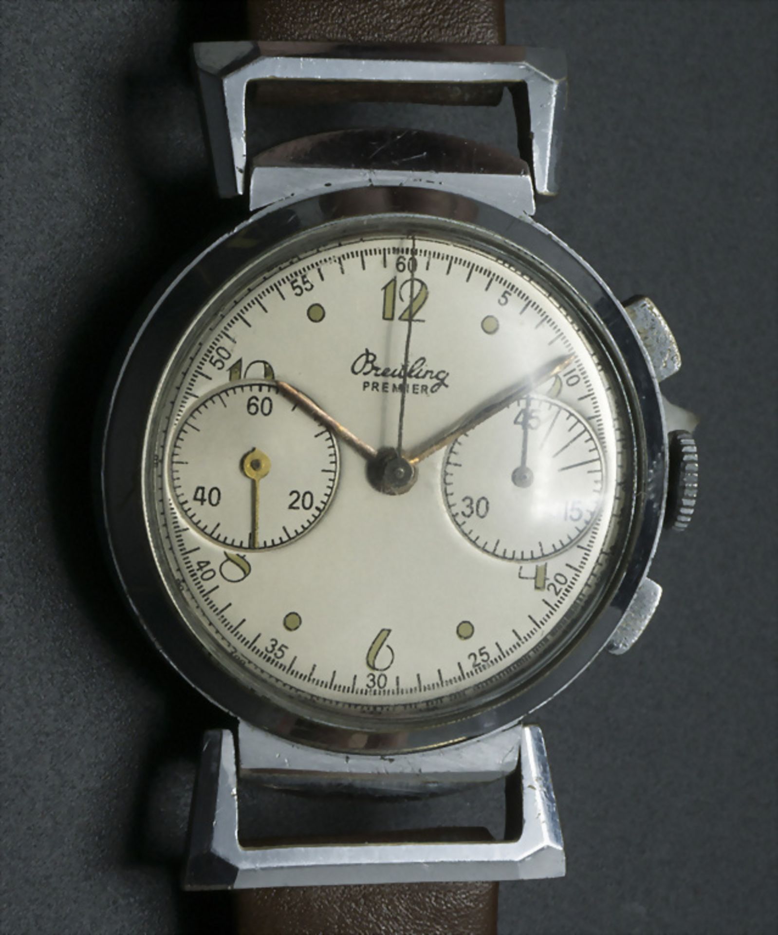 Chronograph Breitling Premier, Genf / Geneve, um 1940