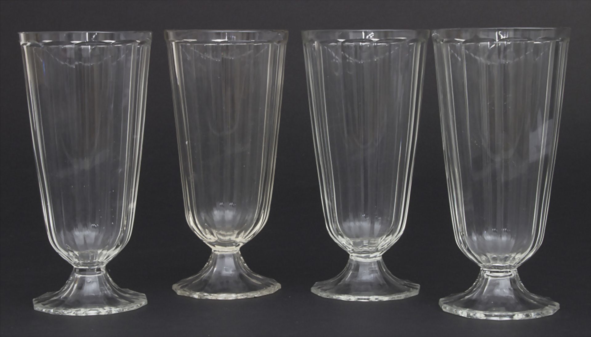 4 Biergläser / A set of 4 beer glasses, J. & L. Lobmeyr, Wien, um 1900