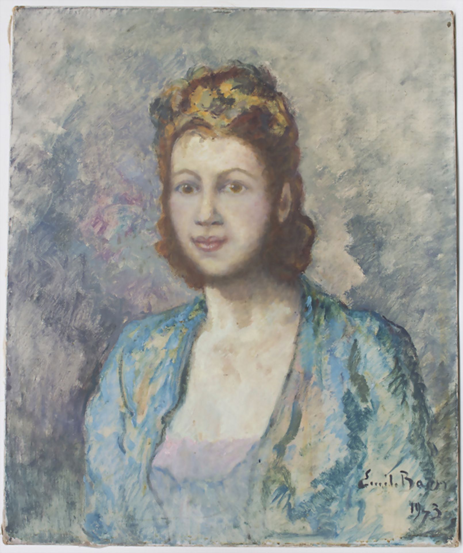 Emil Baes (1879-1954), 'Porträt einer jungen Dame' / 'A portrait of a young woman'