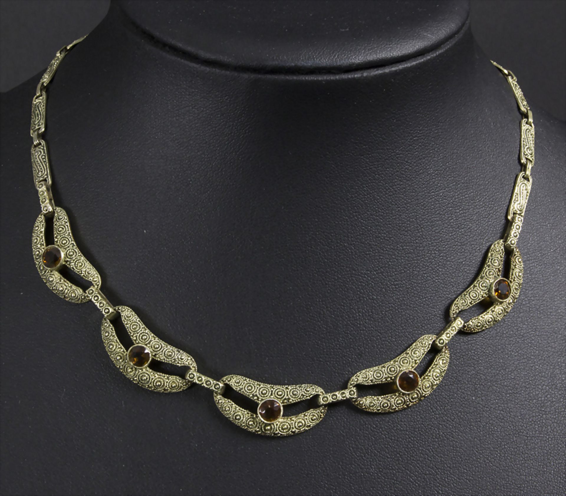 Art Déco Kette / An Art Deco silver necklace, Theodor Fahrner, Pforzheim, um 1930