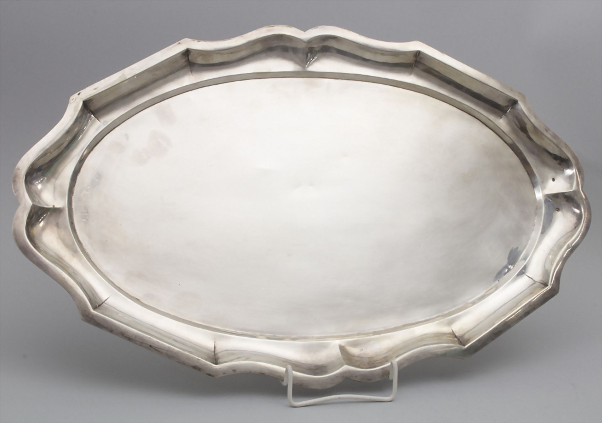 Jugendstil Tablett / An Art Nouveau siver tray, Budapest, um 1900