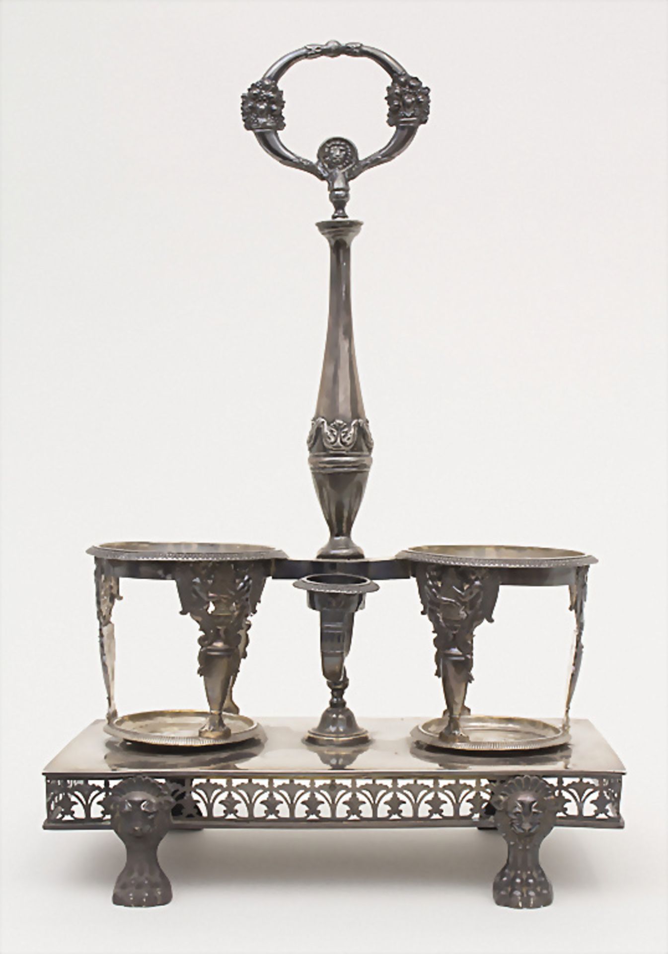 Empire-Menage / A silver cruet stand, Meister Jean-Pierre Bibron, Paris, 1803-1809