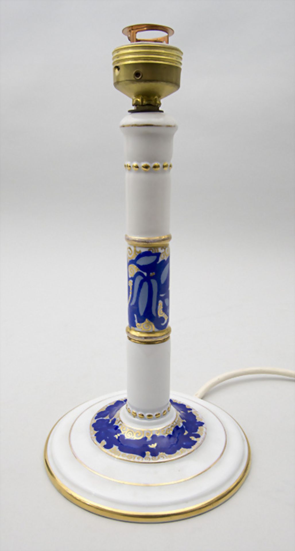 Jugendstil Lampenfuß 'Rosari' / An Art Nouveau lamp base 'Rosari', Rosenthal, Selb, nach 1908