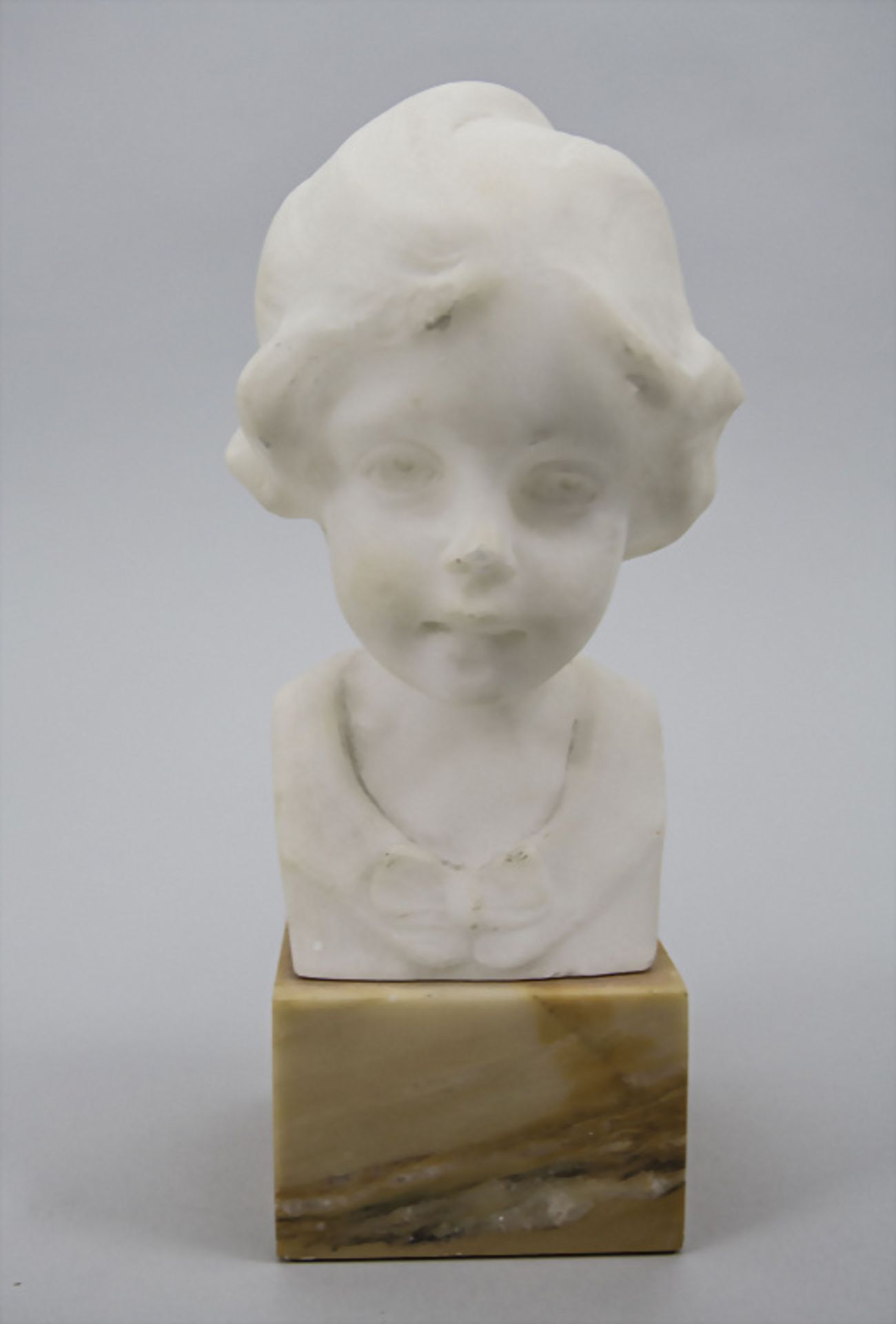 Daniel Greiner (1872-1943), Jugendstil Alabasterbüste / An Art Nouveau alabaster bust, um 1910