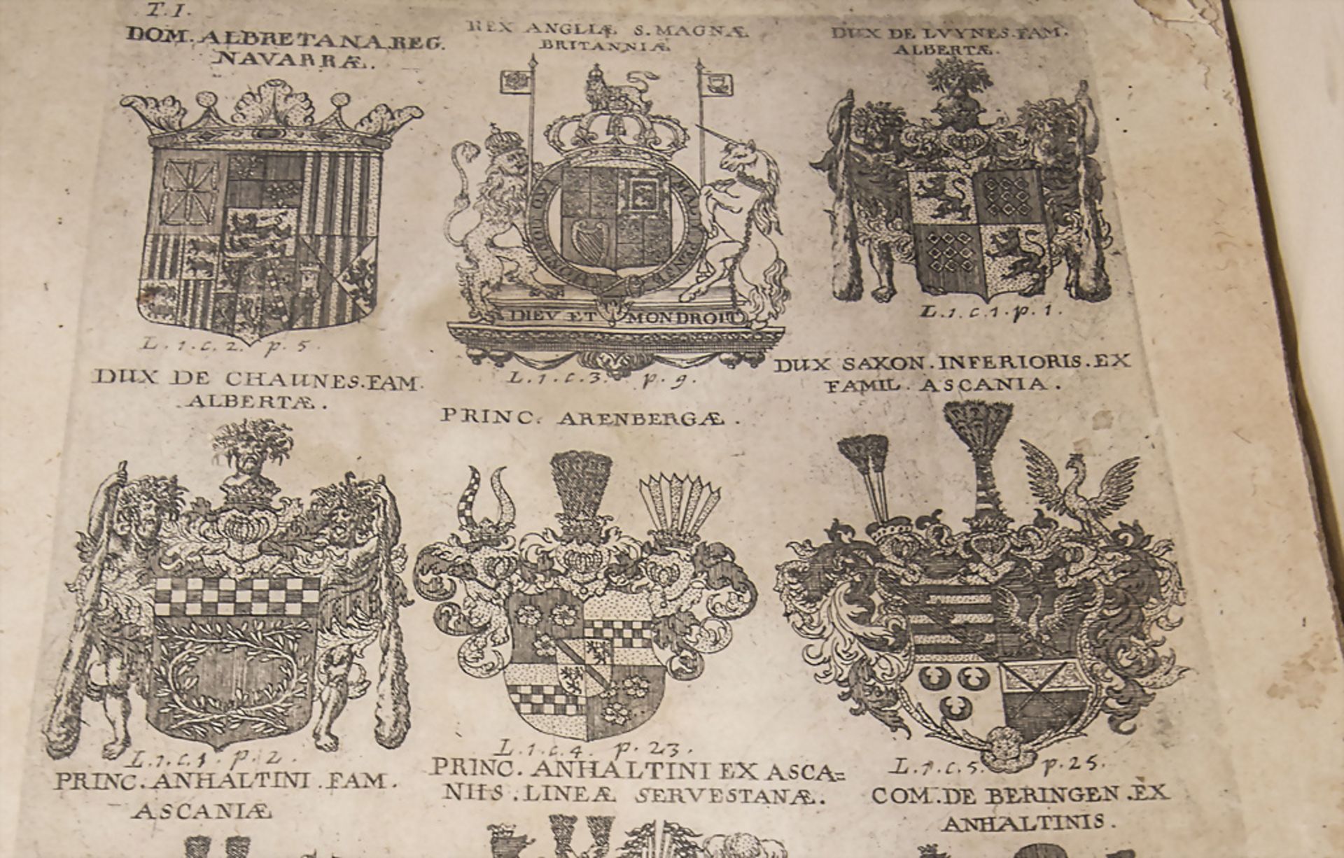 Philipp Jacob Spener: Historia Insignum Illustrium Seu Operis Heraldici Pars Specialis, um 1717