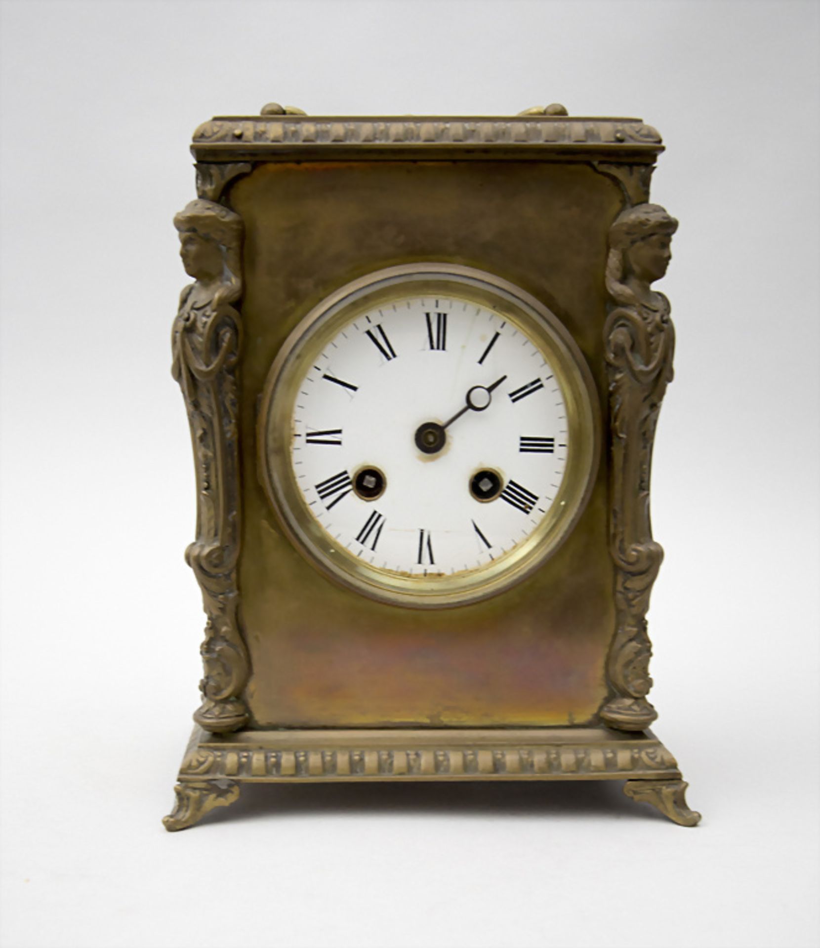 Tischuhr / A table clock, Frankreich, um 1900