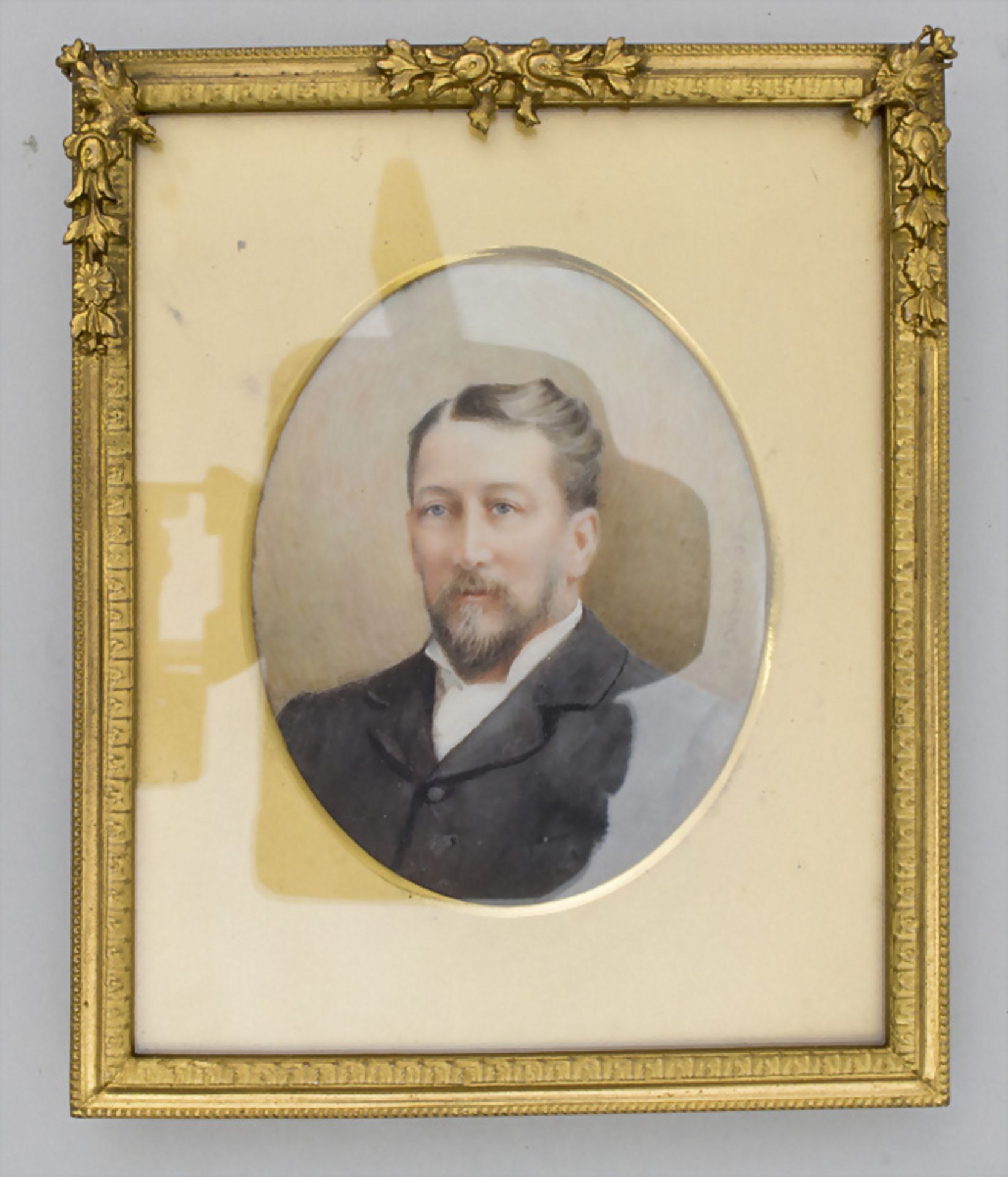 J.B. Colthurst (19. Jh.), Empire Miniaturporträt eines Herren / An Empire miniature portrait ...