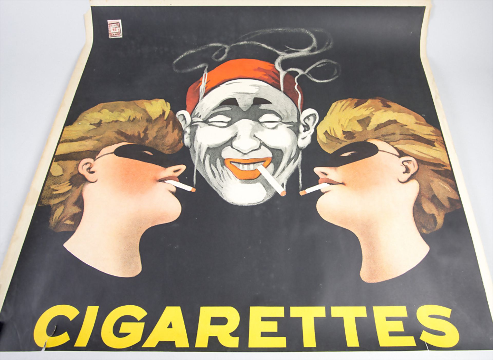 Art Déco Plakat 'CIGARETTES', Frankreich, um 1925