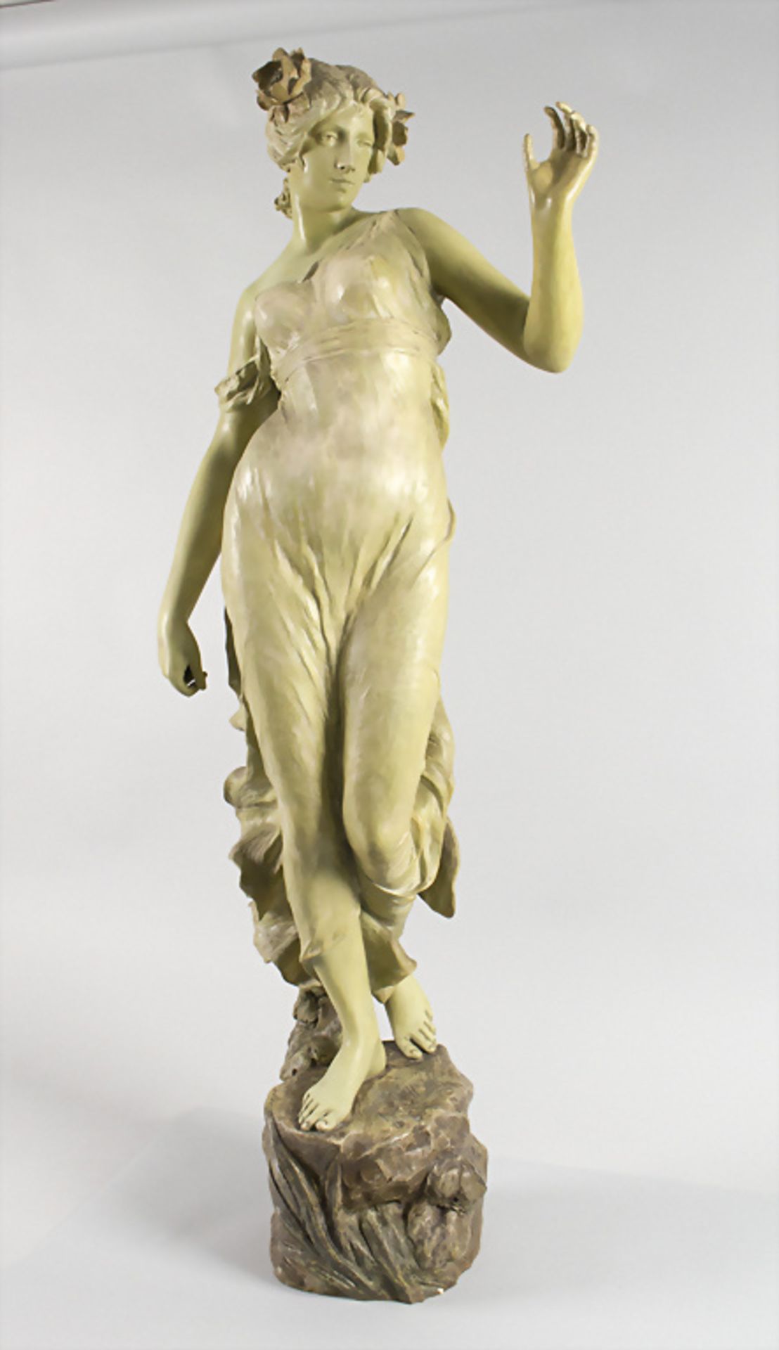 Jugendstil-Skulptur 'Tänzerin' / An Art Nouveau sculpture 'Dancer',  Goldscheider, Wien, um 1900