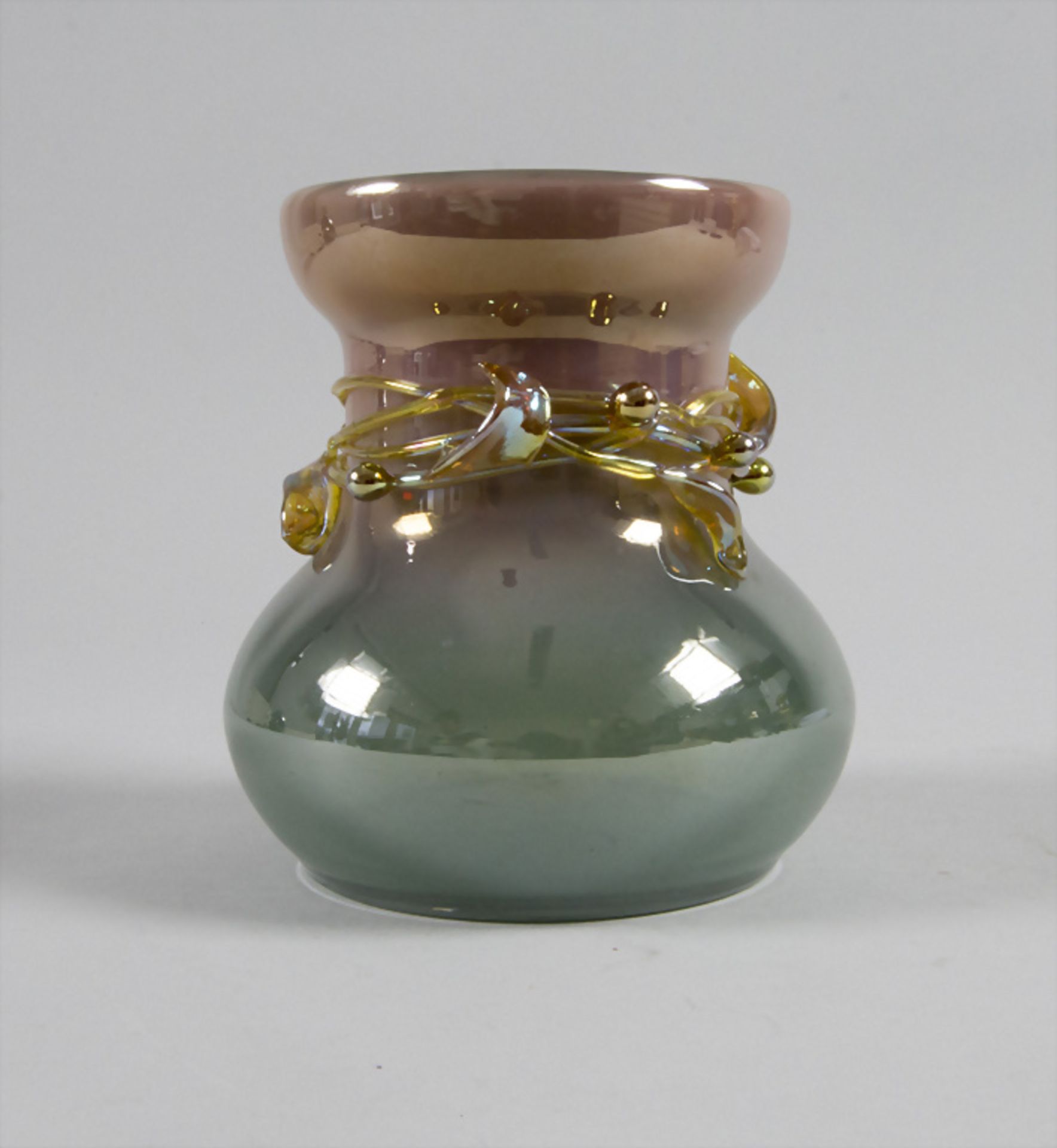 Seltene Jugendstil Glasvase / A rare Art Nouveau glass vase, Loetz Wwe., Klostermühle, um 1907