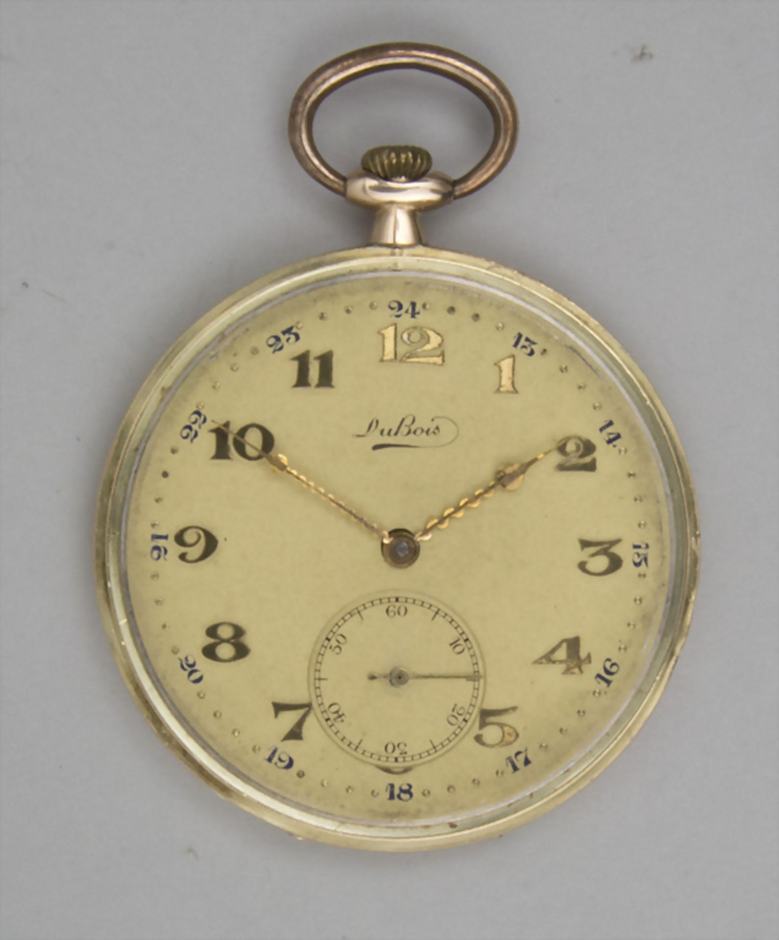 Taschenuhr / A 14ct gold pocket watch, DuBois, Schweiz, um 1900