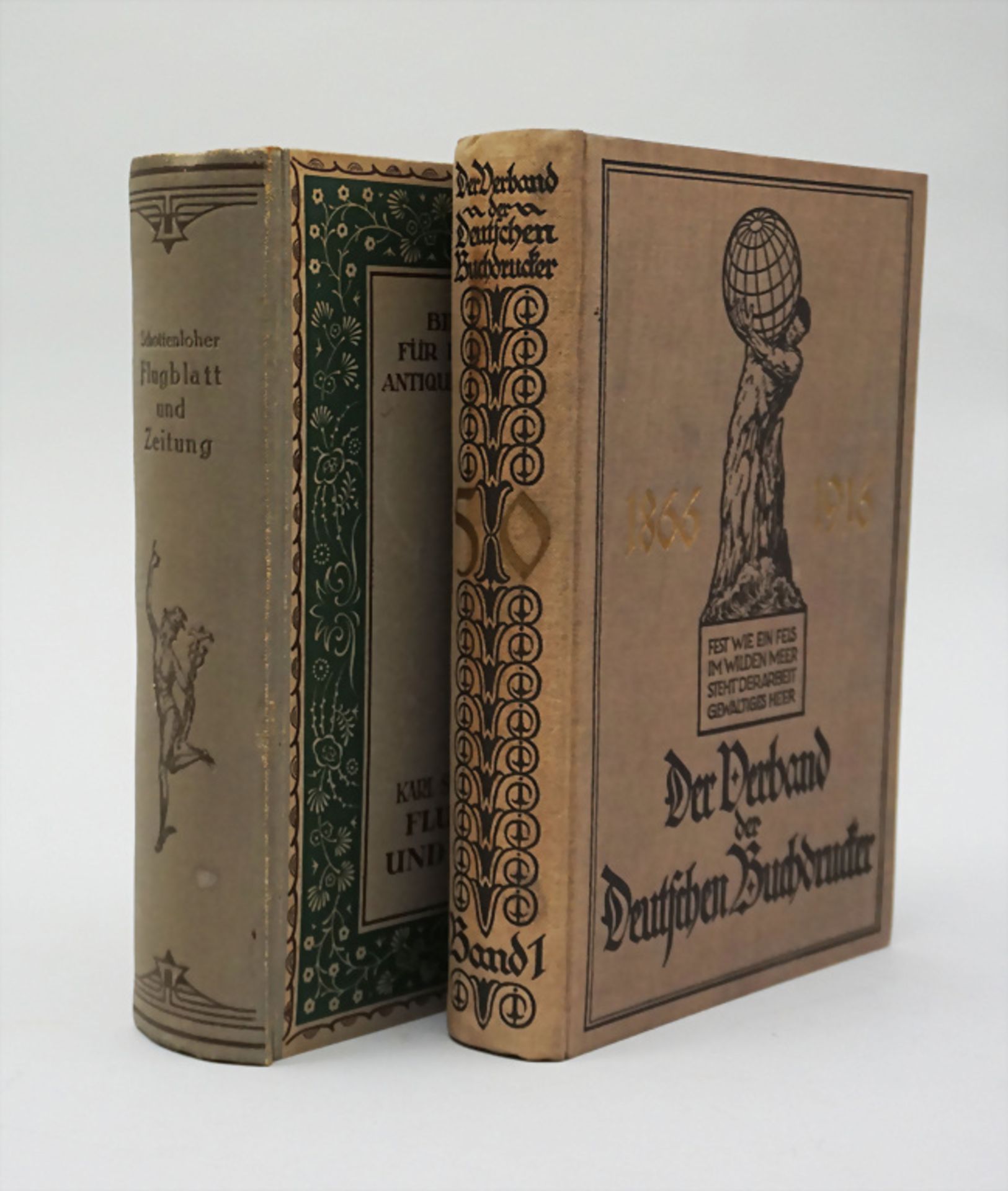 2 Bücher zu Buchwissenschaft und Publizistik, 1916-1922