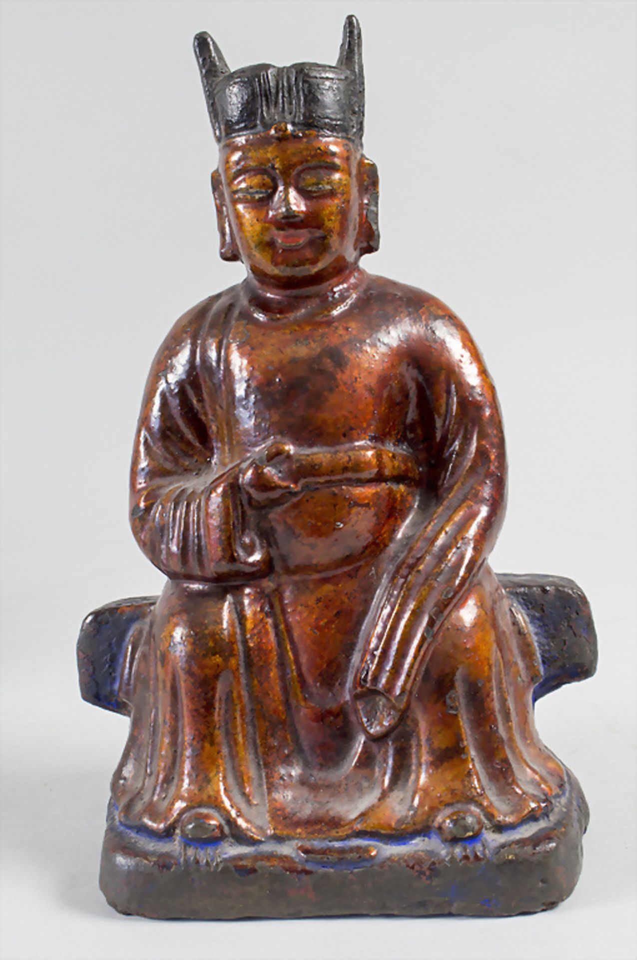 Herrscherfigur / A figure of a ruler, China, Ming-Dynastie (1368-1644)